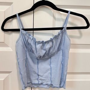 Shein Women’s blue pastel nanny tee camisole crop top size Small